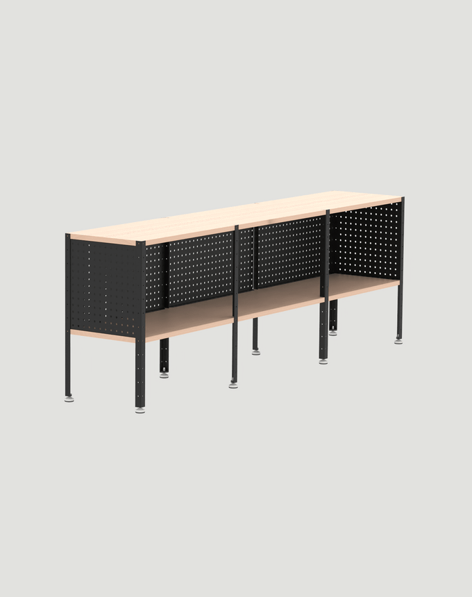 The Panel + Groove Shelving System