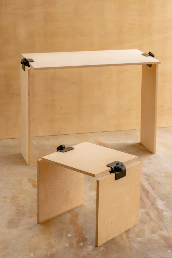 QUICK SHIP | 3" Round Table & Desk Legs | 28" tall | Set of 4
